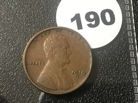 1910-S Lincoln Cent