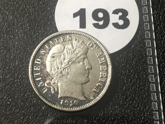 1910 Barber Dime