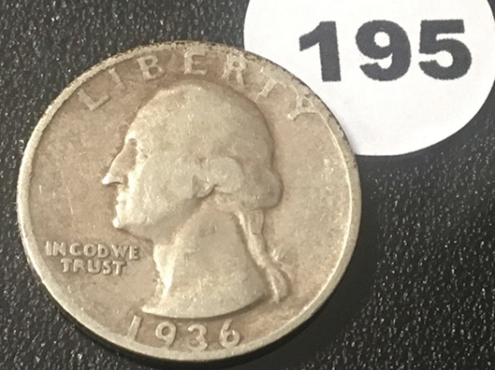 1936-D Washington Quarter