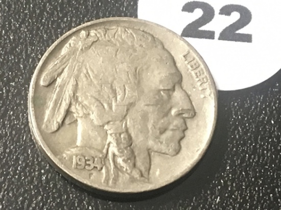 1934 Buffalo Nickel