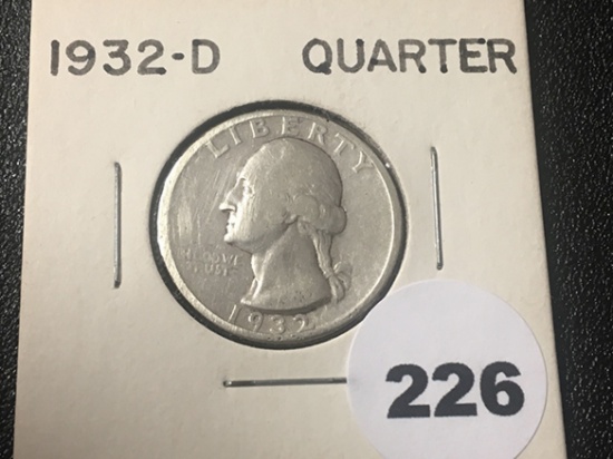 1932-D Washington Quarter