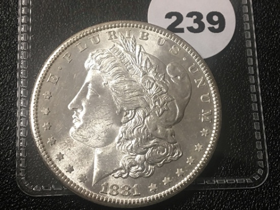 1881-S Morgan Dollar, UNC
