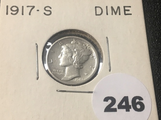 1917-S Mercury Dime