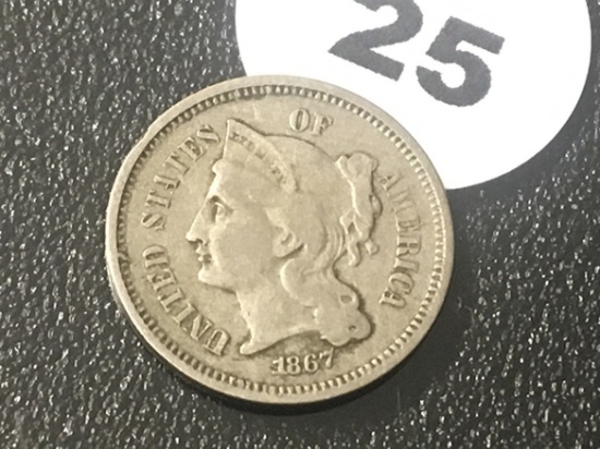 1867 Three Cent Piece