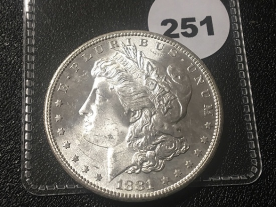 1881-S Morgan Dollar, UNC
