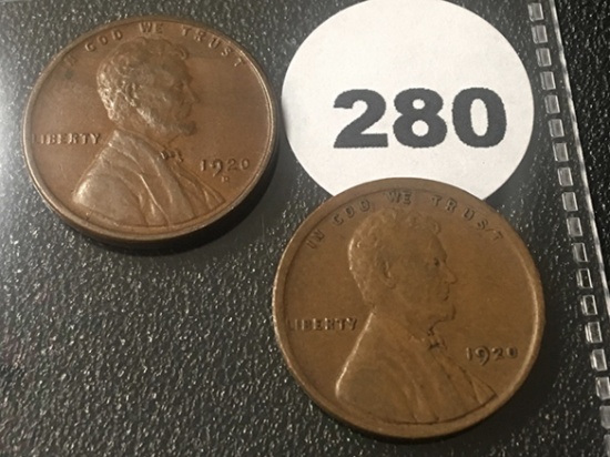 1920, 20-D Lincoln Cents