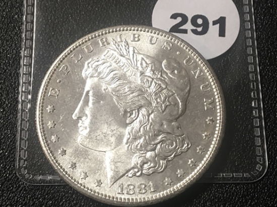 1881-S Morgan Dollar, UNC