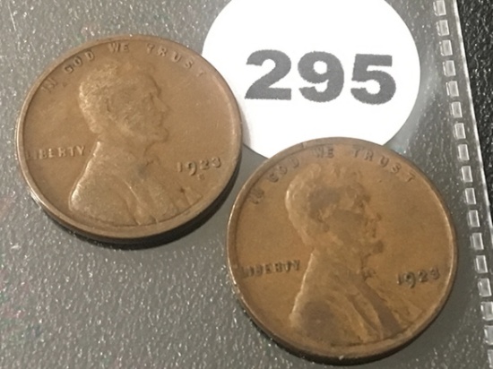 1923, 23-S Lincoln Cents