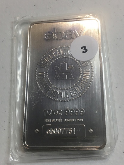 Royal Canadian Mint 10 oz. Silver Bar