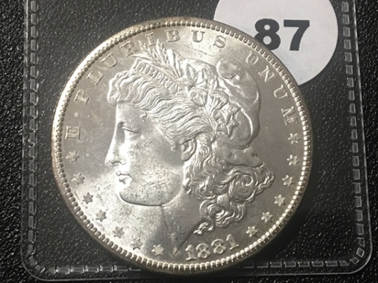 1881-S Morgan Dollar, BU