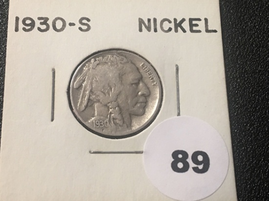 1930-S Buffalo Nickel