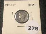 1921-P Mercury Dime