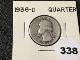 1936-D Washington Quarter