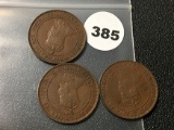1908, 09, 10 Canadian Large Cents