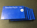 (6) 1969 Proof Sets
