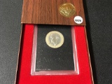 1974-S Ike Dollars, UNC, Original Shipping Box Break Out