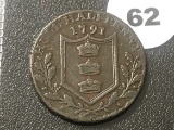 1791 Hull Half Penny