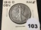 1916-D OBV Walking Liberty Half