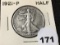 1921 Walking Liberty Half