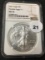 2021 $1 Silver Eagle NGC MS70 Heraldic Eagle T-1