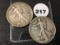 1934-D, 34-S Walking Liberty Half Dollars