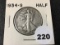 1934-S Walking Liberty Half