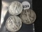 (3) 1935-S Walking Liberty Half Dollars