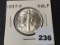 1937 Walking Liberty Half, BU