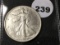 1936 Walking Liberty Half