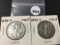 (2) 1936-S Walking Liberty Half Dollars