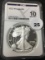 2023-W $1 Silver Eagle NGCX PF10 Ultra Cameo