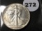 1939 Walking Liberty Half, UNC
