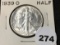 1939-D Walking Liberty Half, BU