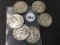 (6) 1940-S Walking Liberty Half Dollars