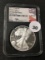 2021 $1 Silver Eagle NGC PF70 T-1 Ultra Cameo Advance Releases, J. Mercanti