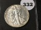 1943-D Walking Liberty Half, UNC