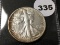 1943-S Walking Liberty Half, AU