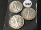 (3) 1944 Walking Liberty Half Dollars