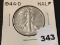1944-D Walking Liberty Half, UNC