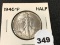 1945 Walking Liberty Half, BU
