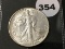 1945 Walking Liberty Half, UNC