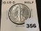 1945-D Walking Liberty Half, UNC