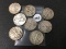(8) 1945 Walking Liberty Half Dollars, Mixed Mints