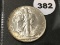 1947 Walking Liberty Half, UNC