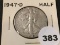 1947-D Walking Liberty Half