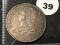 1834 Bust Half Dollar