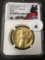 2015-W $100 Gold Liberty High Relief NGC MS10 First Strike Flag Label