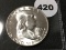 1955 Franklin Half, BU