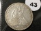 1881 Seated Half Dollar