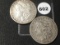 2 X $ 1880 Morgan Dollars